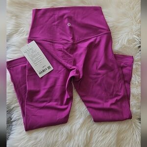 Lululemon High-Rise Purple Leggings ***lined Crops NEW! WITH TAG ATTACHED!